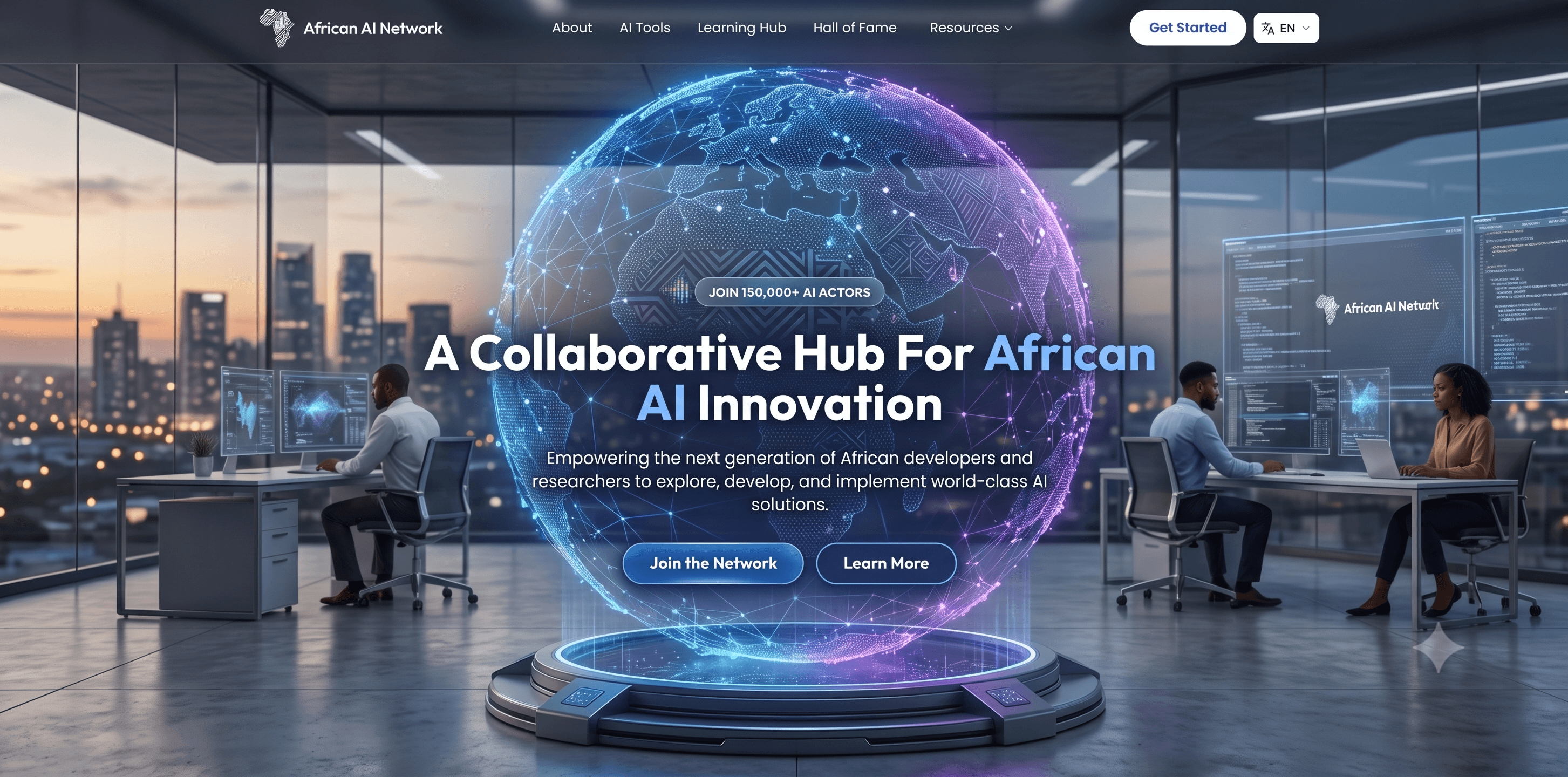 African AI Network interface